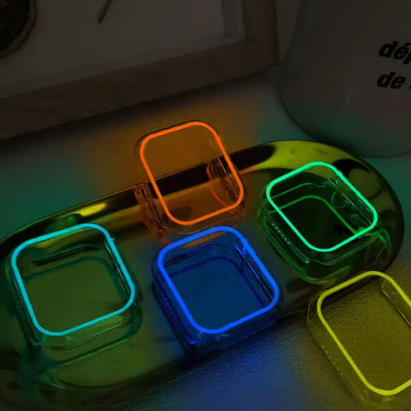 Apple Watch Glow In The Dark Bumper Case - Blue