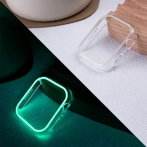 Apple Watch Glow In The Dark Bumper Case - Blue