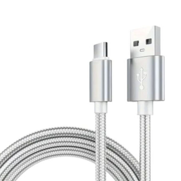 USB C Charging Cable- Silver